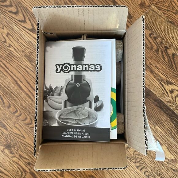 NIB Yonanas Classic Vegan Non-Dairy Frozen Fruit Soft-Serve Dessert Maker - Picture 3 of 5